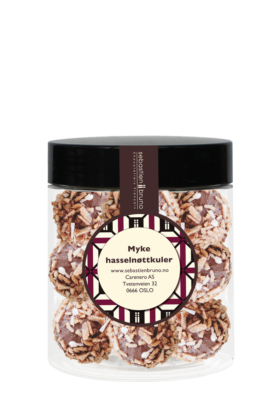 Myke Hasselnøttkuler Liten