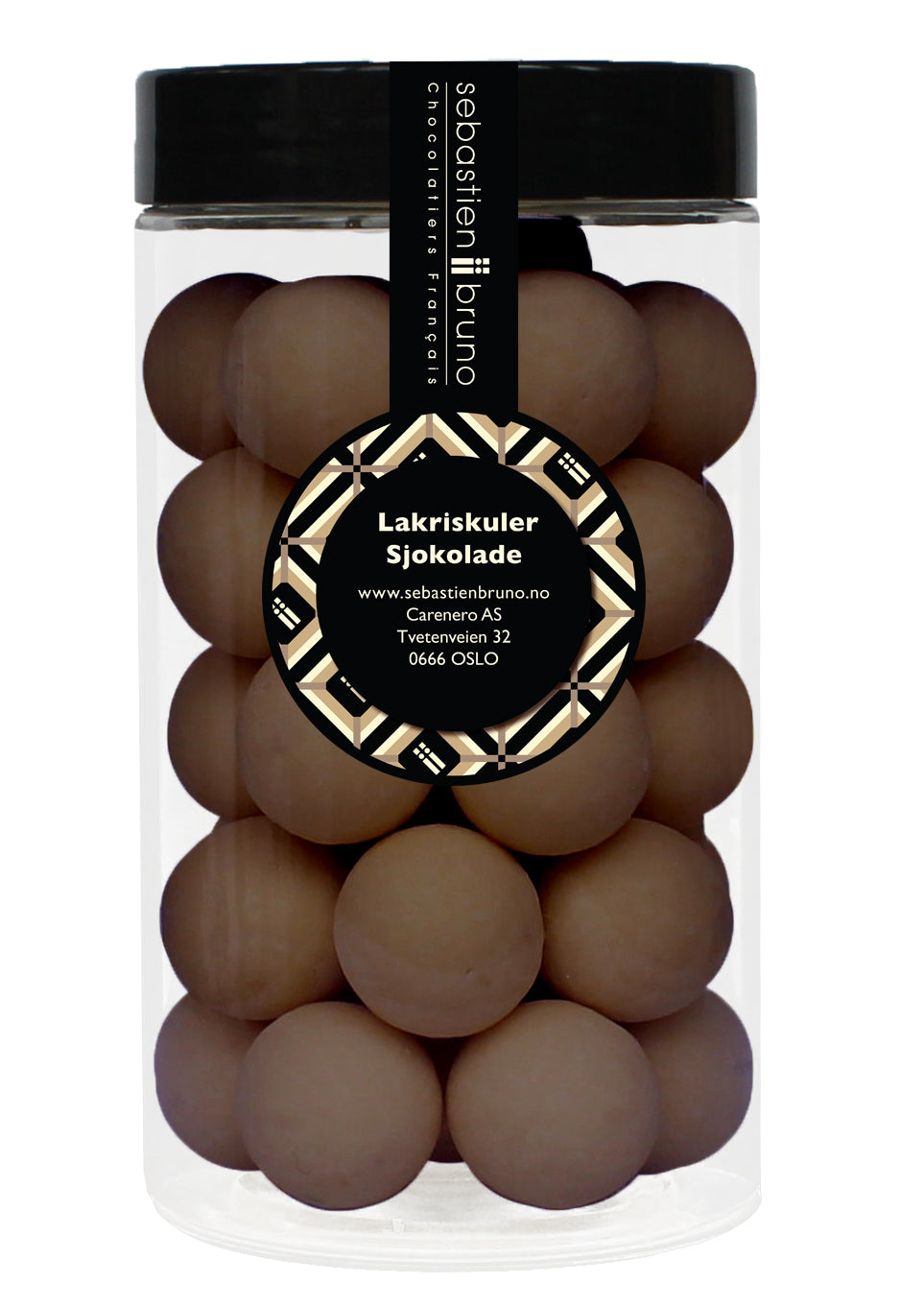 Lakriskuler Melkesjokolade Stor